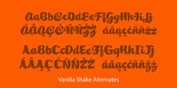 Sample of Vanilla Shake