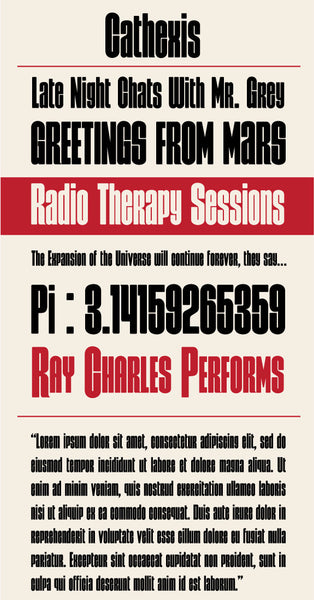 Cathexis Type Specimen