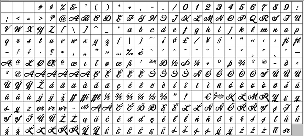 Complete Character Map of Corner Store