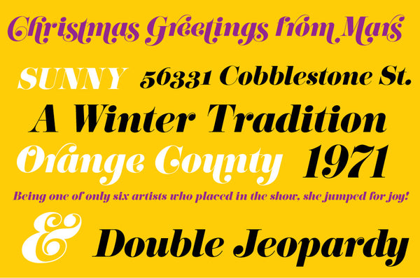 Sample of Eloquent Italic