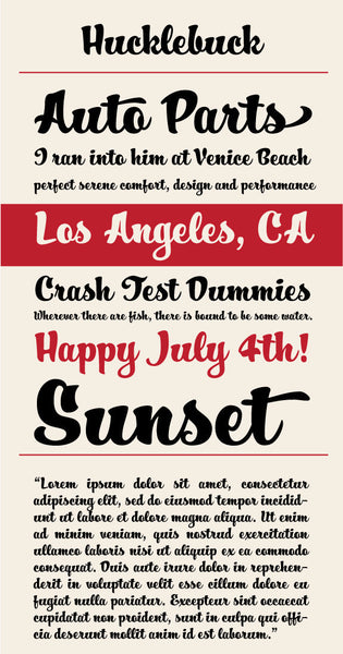 Hucklebuck Type Specimen