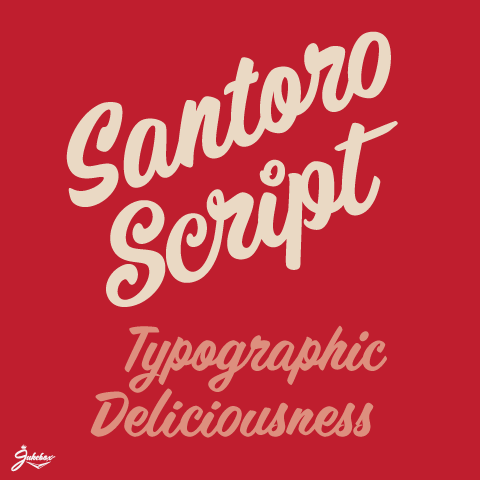 Brand New font from Jukebox! Santoro Script