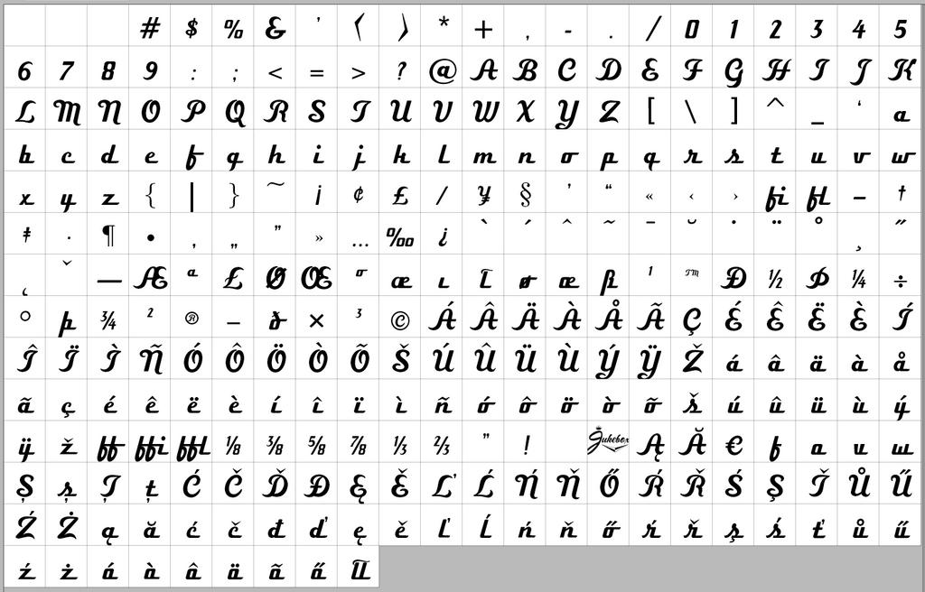 Boxer Script Boxer Script – Jukebox Fonts