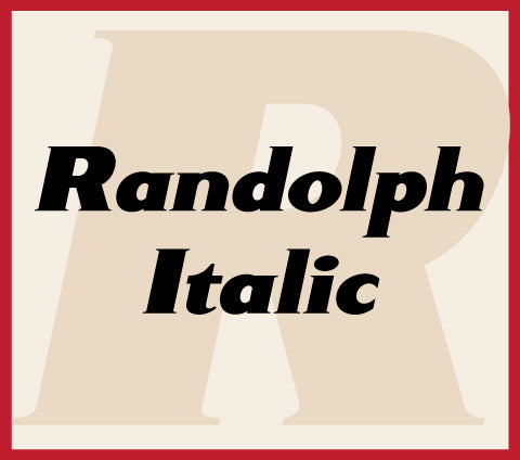 Randolph Italic Main Banner