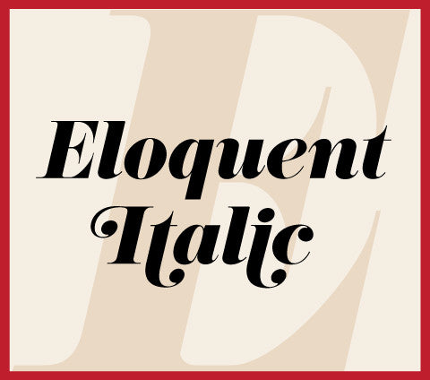 Eloquent Italic Banner