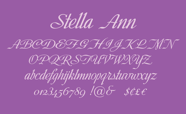 Sample of Stella Ann